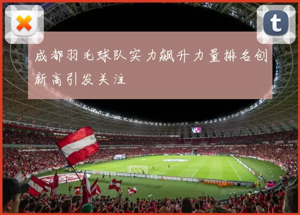 成都羽毛球队实力飙升力量排名创新高引发关注