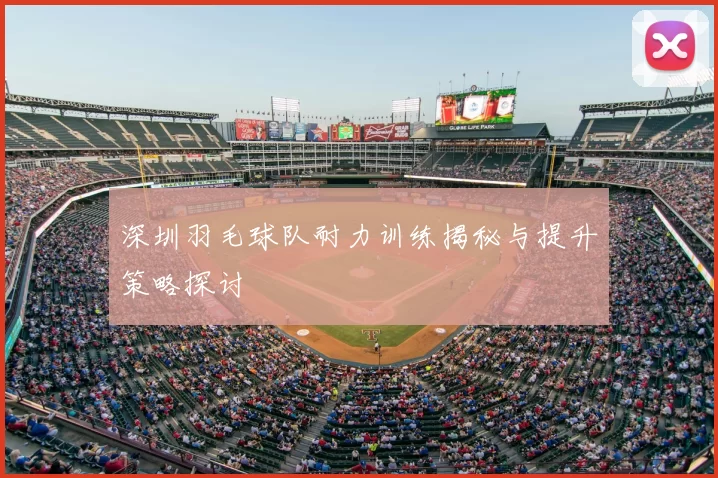 深圳羽毛球队耐力训练揭秘与提升策略探讨