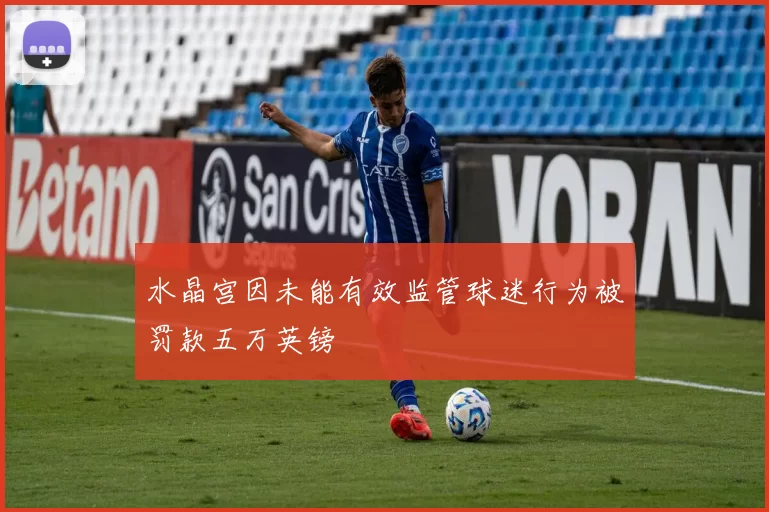 水晶宫因未能有效监管球迷行为被罚款五万英镑