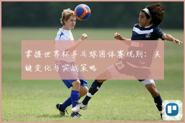掌握世界杯乒乓球团体赛规则：关键变化与实战策略