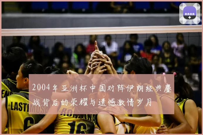 2004年亚洲杯中国对阵伊朗经典鏖战背后的荣耀与遗憾激情岁月